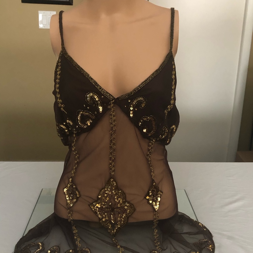 Sexy Sequined Camisole Top